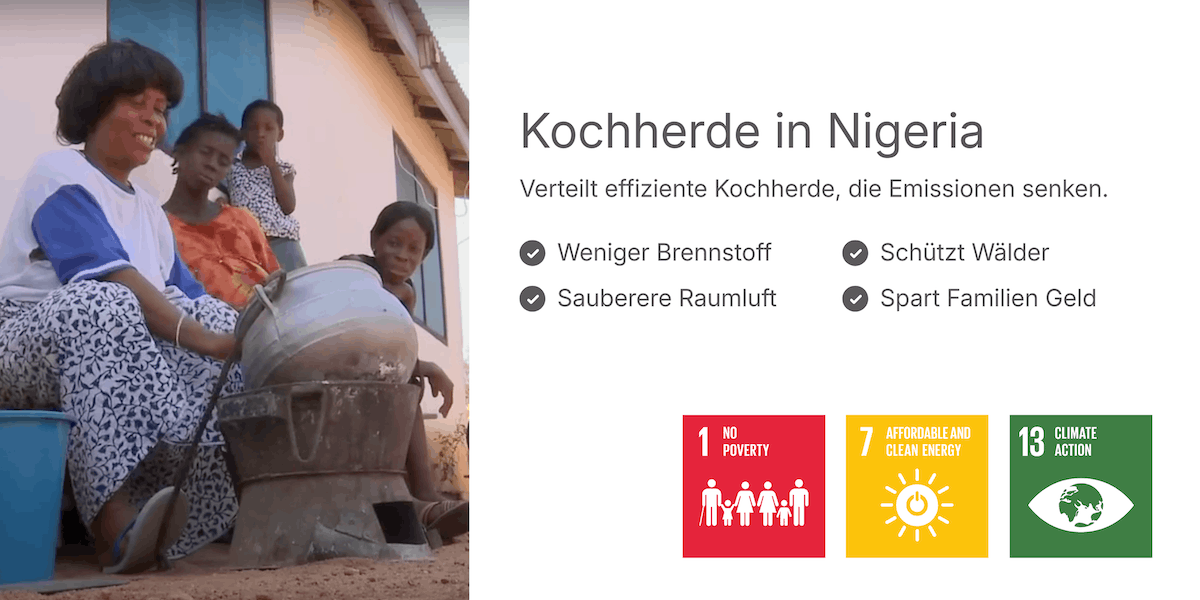 Projekt für effiziente Kochherde in Nigeria