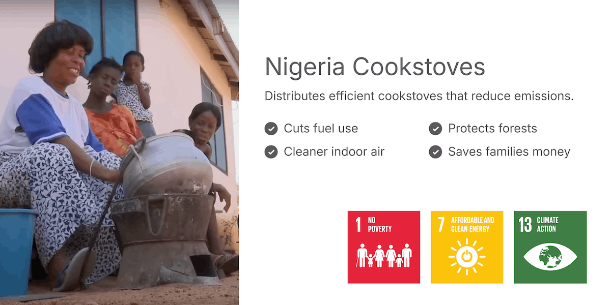 Cookstoves project in Nigeria